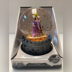 Evil Queen musical snow motion globe. circa 2017